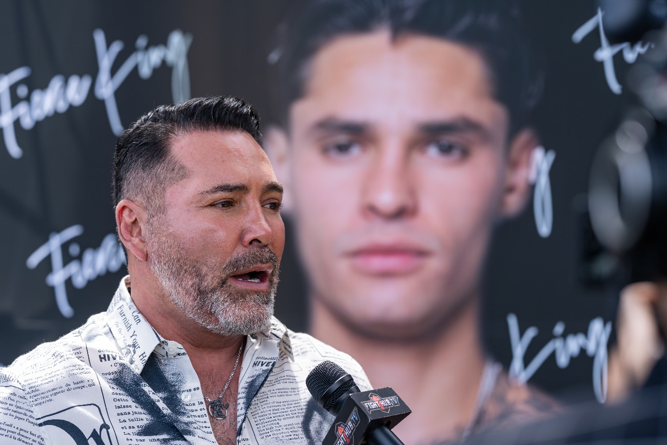 De La Hoya wants Ryan Garcia to conserve his energy for Gervonta Davis fight