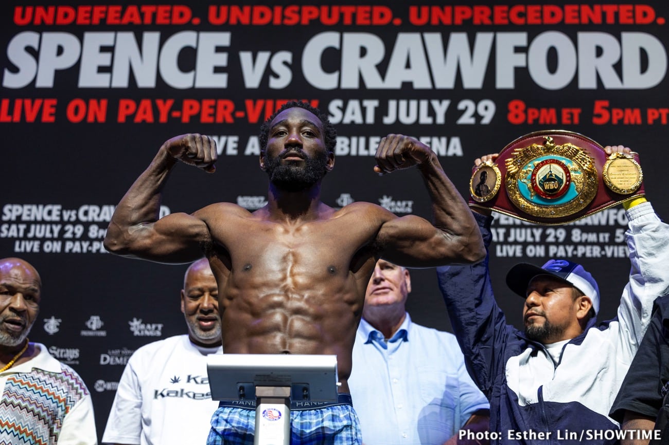 Errol Spence Jr Vs Terence Crawford Review For Tonight On Showtime Ppv