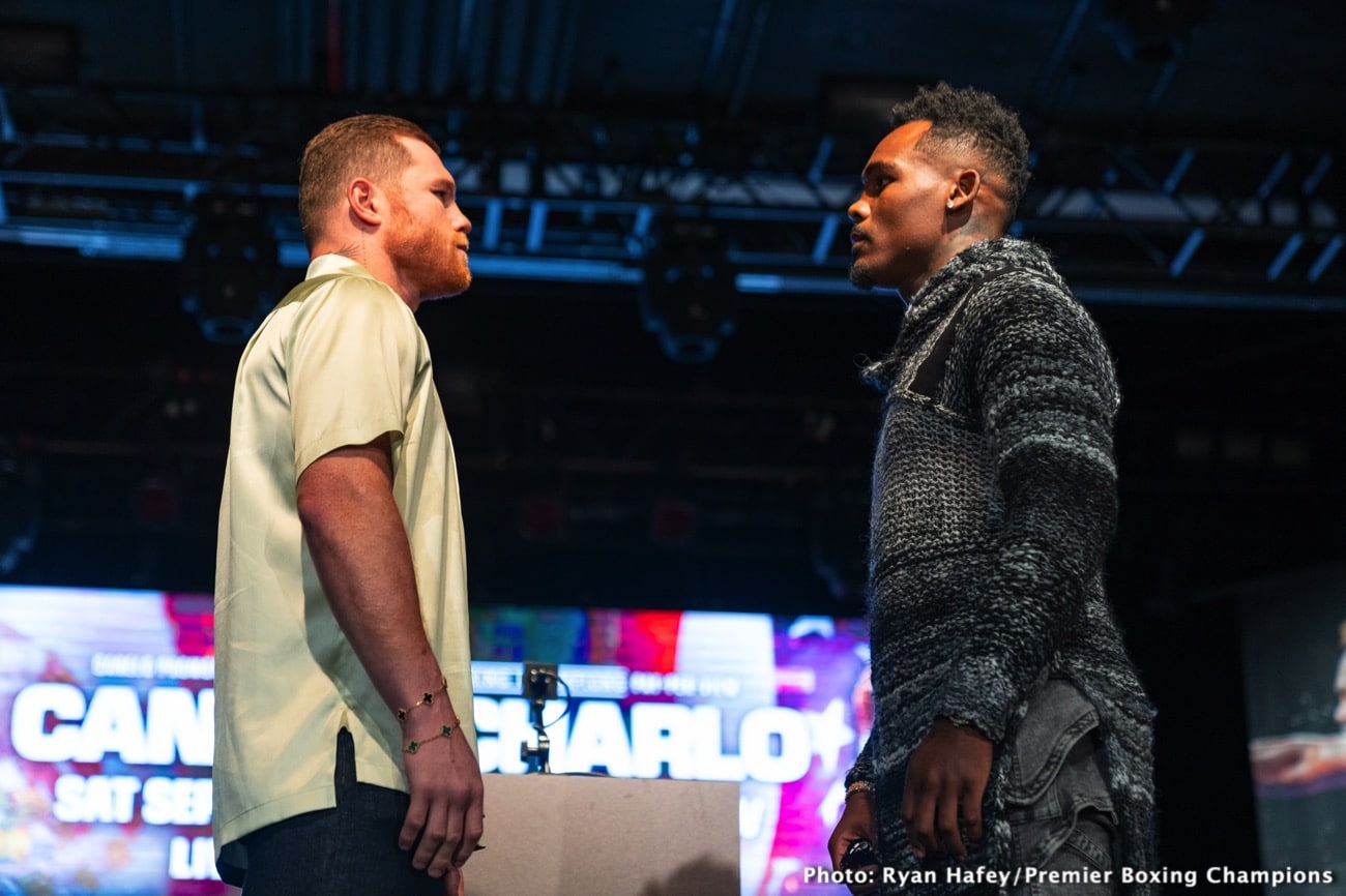 Canelo Alvarez says Jermall Charlo fight "not my plan" after Jermell clash on September 30th