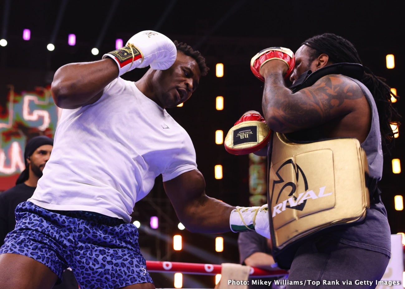 Ngannou's Double Threat: Clinching Crunch and Precision Punches