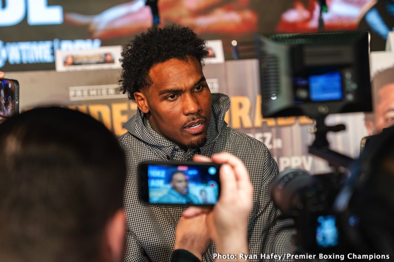 Jermall Charlo leaning towards Andrade beating Benavidez on Saturday night