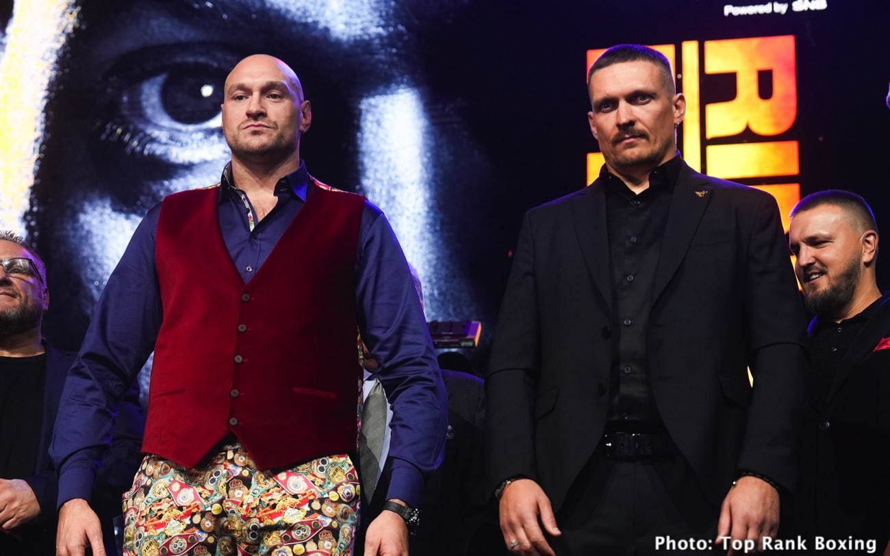 WATCH LIVE: Oleksandr Usyk vs Tyson Fury London Press Conference