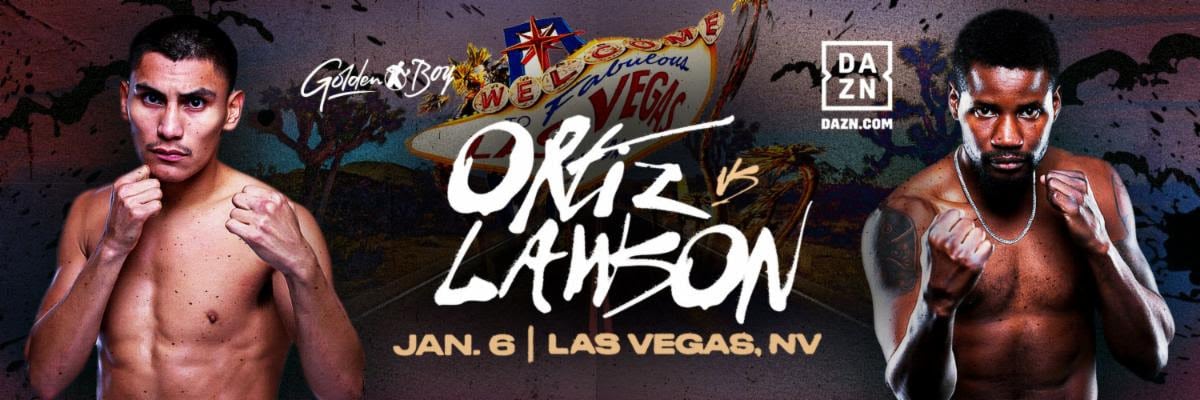 Vergil Ortiz Jr. returns against Fredrick Lawson at 154 on January 6th on DAZN