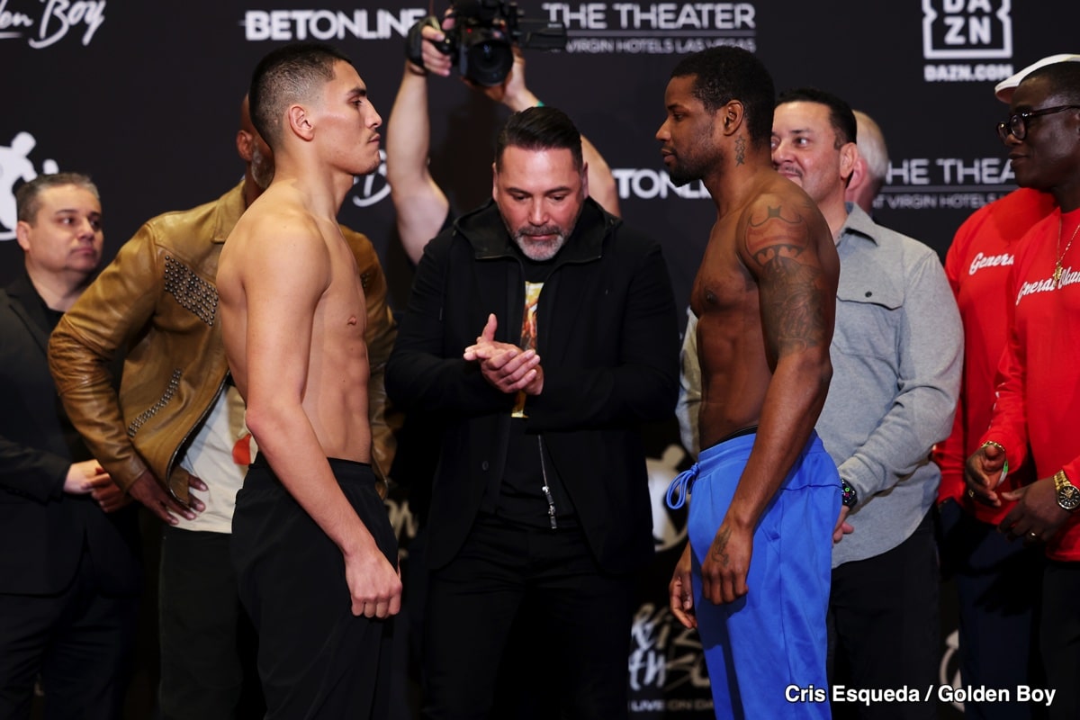 DAZN weights: Vergil Ortiz Jr. vs. Fredrick Lawson