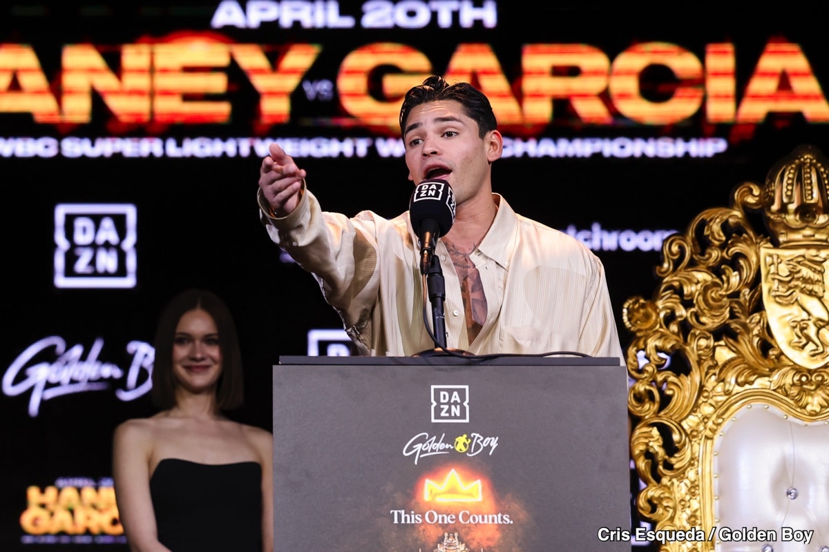 Ryan Garcia Promises LA Presser Will Top NYC Fireworks