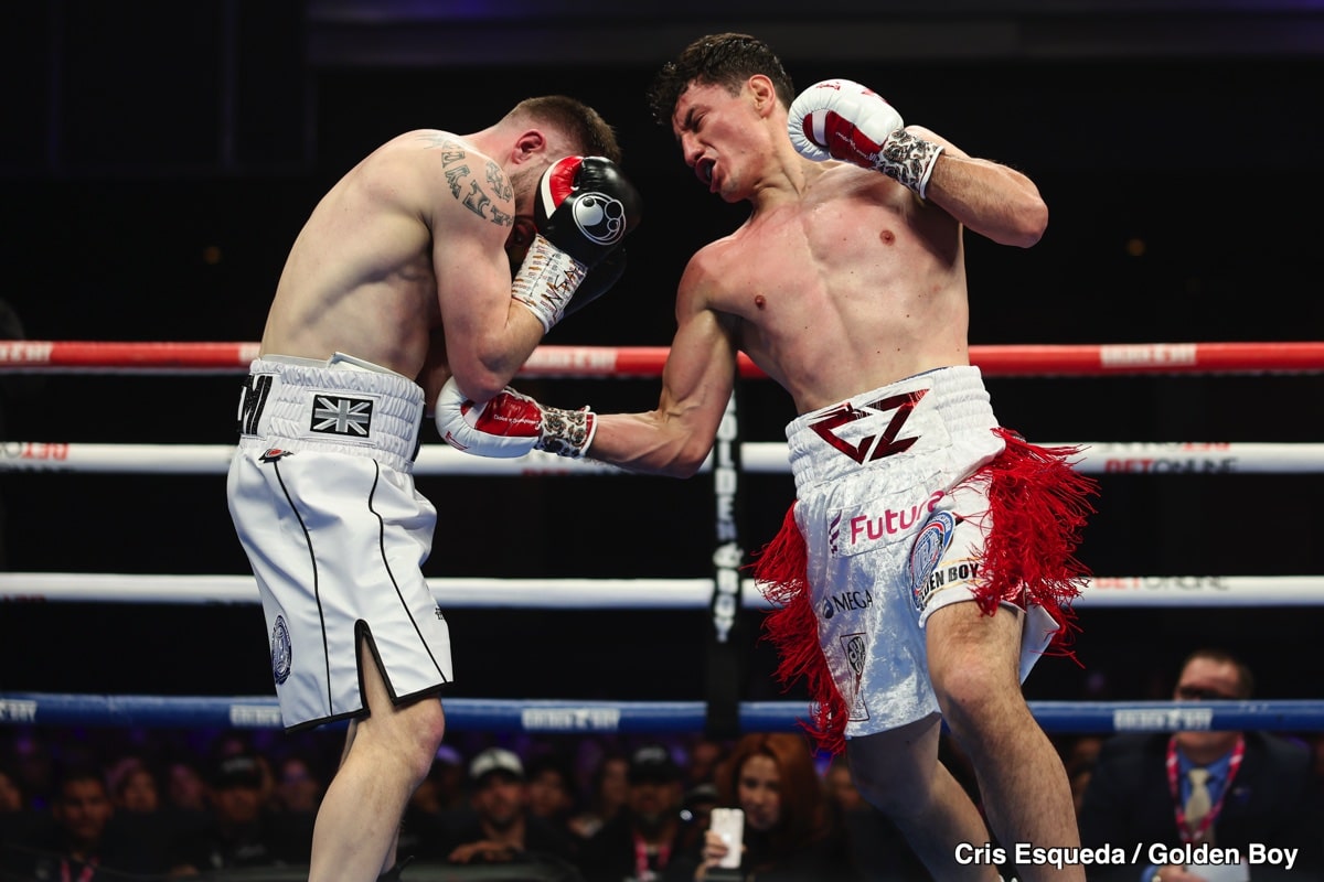 William Zepeda Destroys Maxi Hughes in Title Eliminator - Boxing Results