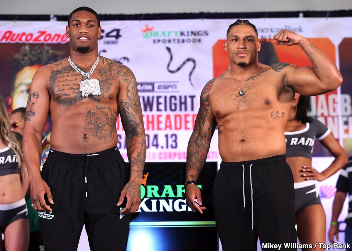 ESPN Weights: Anderson vs. Merhy - For Saturday Night in Corpus Christi