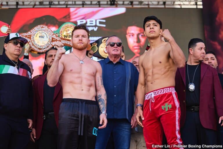 DAZN PPV Weights: Canelo 166.8 vs. Munguia 167.4