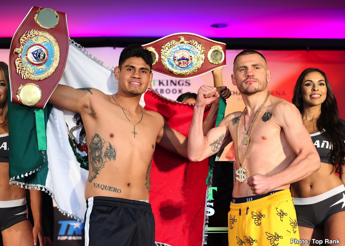 ESPN Weights: Navarrete vs. Berinchyk & Santillan vs. Norman Jr.