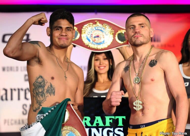 ESPN Weights: Navarrete vs. Berinchyk & Santillan vs. Norman Jr.