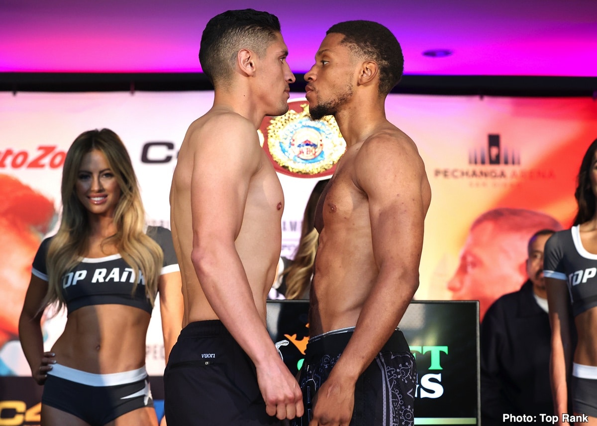 ESPN Weights: Navarrete vs. Berinchyk & Santillan vs. Norman Jr.