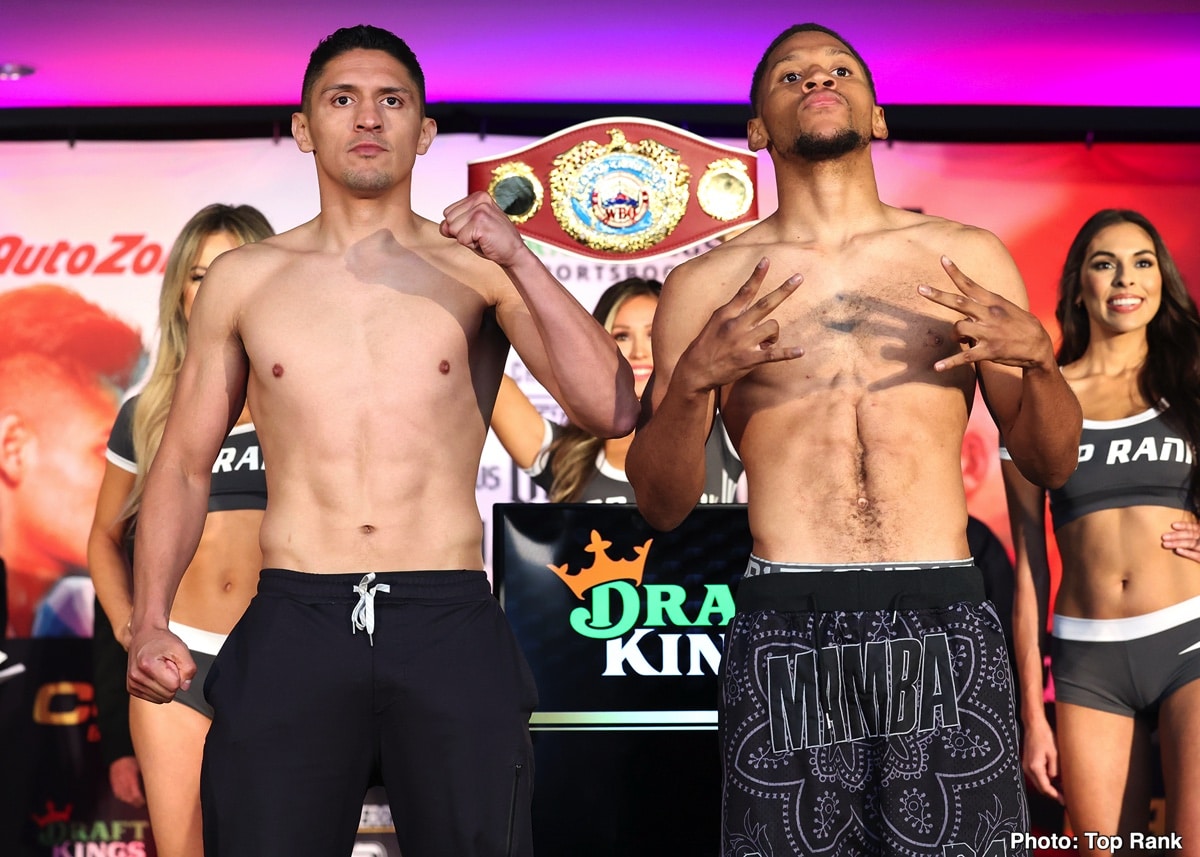 ESPN Weights: Navarrete vs. Berinchyk & Santillan vs. Norman Jr.