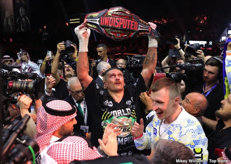 Oleksandr Usyk Considering Returning to Cruiserweight After Tyson Fury Rematch to Become Undisputed Second Time
