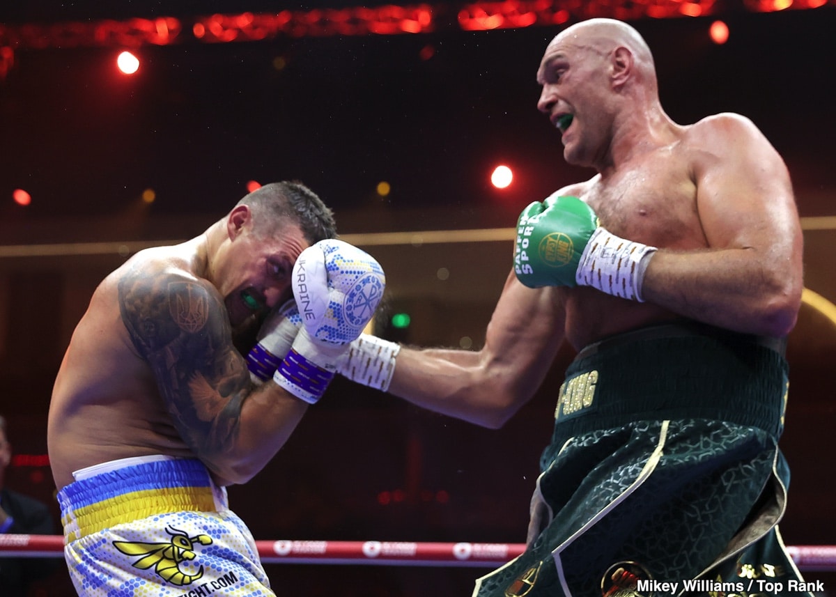 Oleksandr Usyk Defeats Tyson Fury By Split Decision - Boxing Results