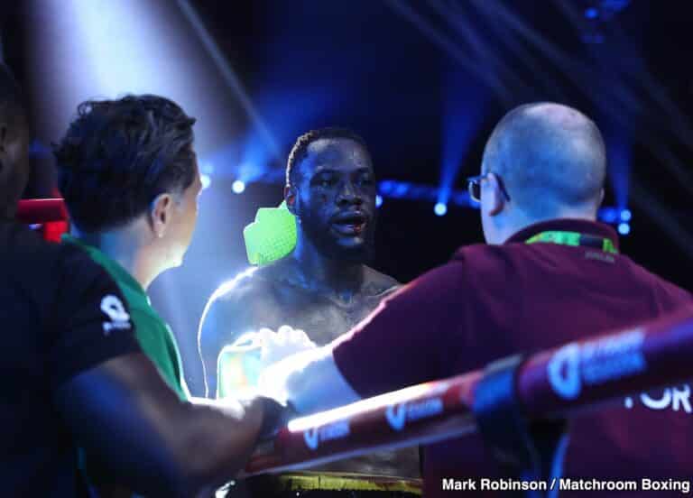 More Bad News For Deontay Wilder As His Fiance Is Granted A Temporary Restraining Order Against Him