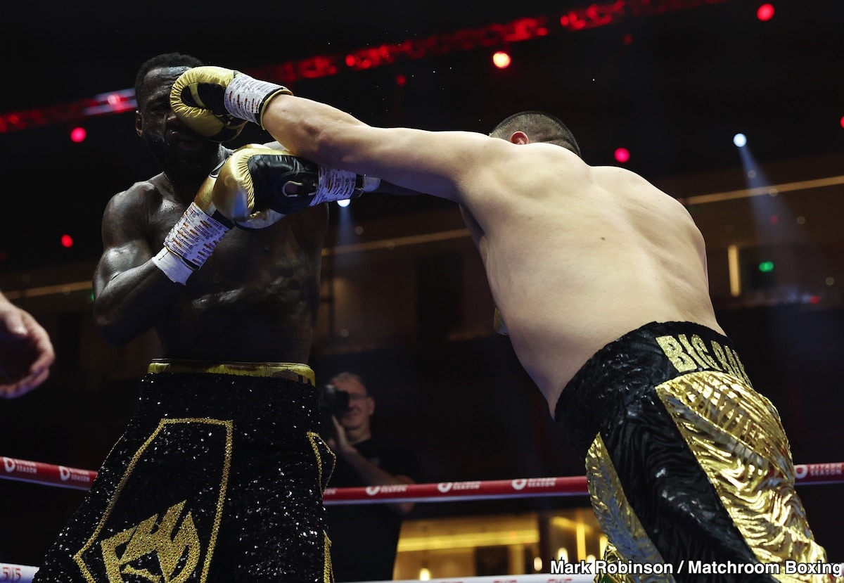 Zhilei Zhang Blasts Out Deontay Wilder In Fifth Round; Surely Ends Wilder's Career - Boxing Results