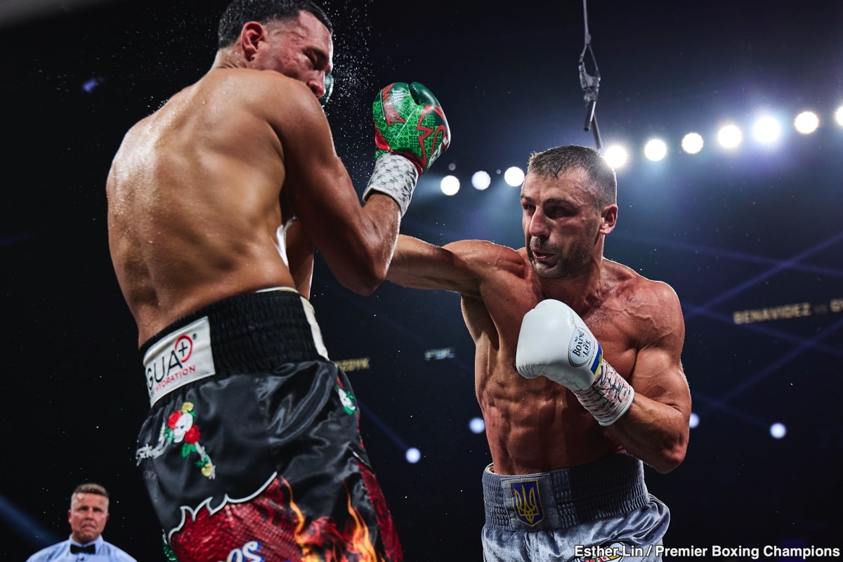 Benavidez Edges Gvozdyk in Grueling Light Heavyweight Debut, Eyes Return to 168 - Boxing Results