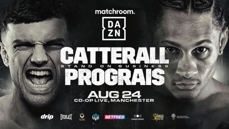 Jack Catterall - Regis Prograis Announced For Manchester, August 24th
