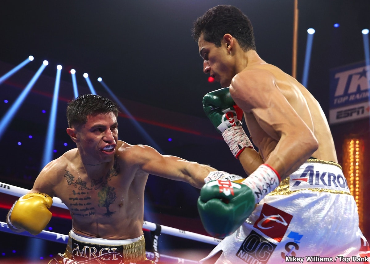 Rafael Espinoza Destroys Sergio Chirino in 4th round Knockout - Boxing Results