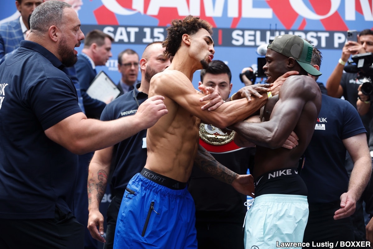 Billam-Smith vs. Riakporhe Official Sky Sports Weigh In Results