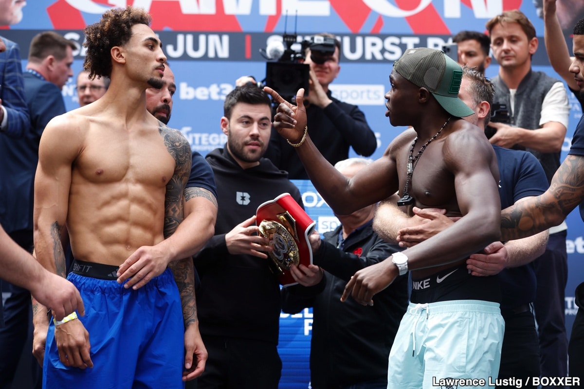 Billam-Smith vs. Riakporhe Official Sky Sports Weigh In Results