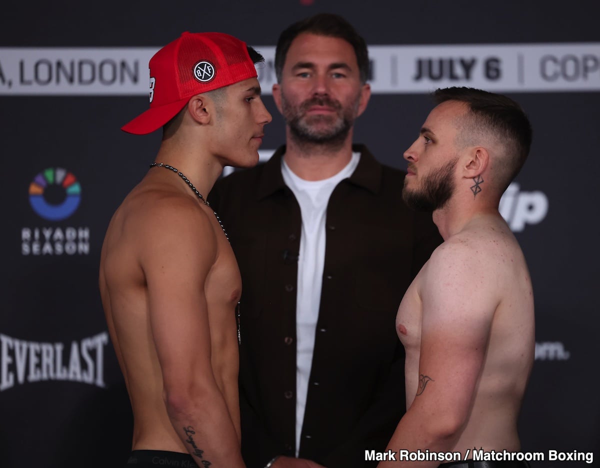 Alen Babic, Johnny Fisher Weigh-In; Babic Says He Hopes “We're Going To Spend Weeks In Hospital”