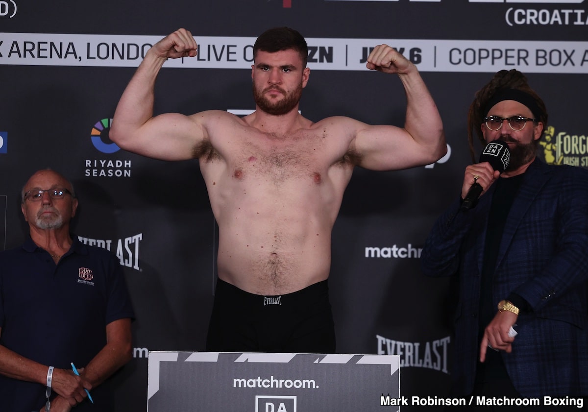 Alen Babic, Johnny Fisher Weigh-In; Babic Says He Hopes “We're Going To Spend Weeks In Hospital”