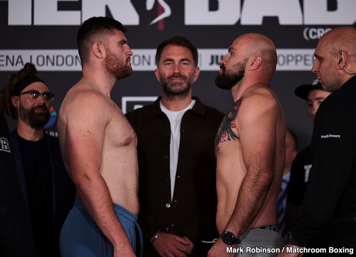 Alen Babic, Johnny Fisher Weigh-In; Babic Says He Hopes “We're Going To Spend Weeks In Hospital”