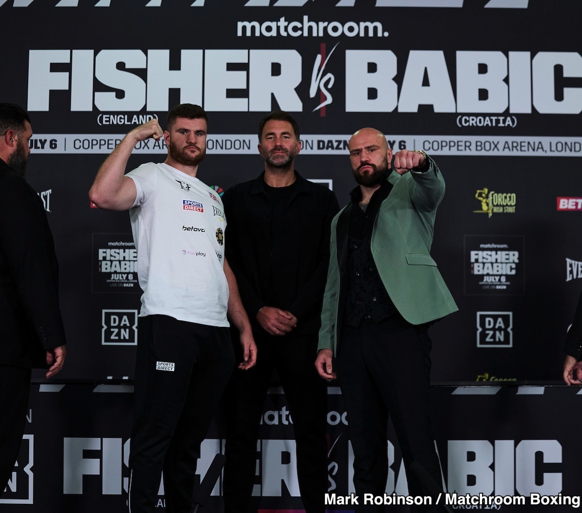 Johnny Fisher Vs. Alen Babic on July 6th, live on DAZN