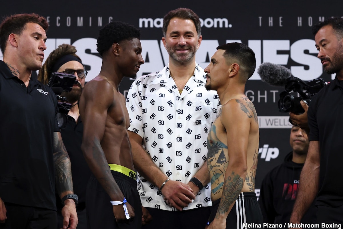 DAZN Weights: Ennis vs. Avanesyan - For Saturday