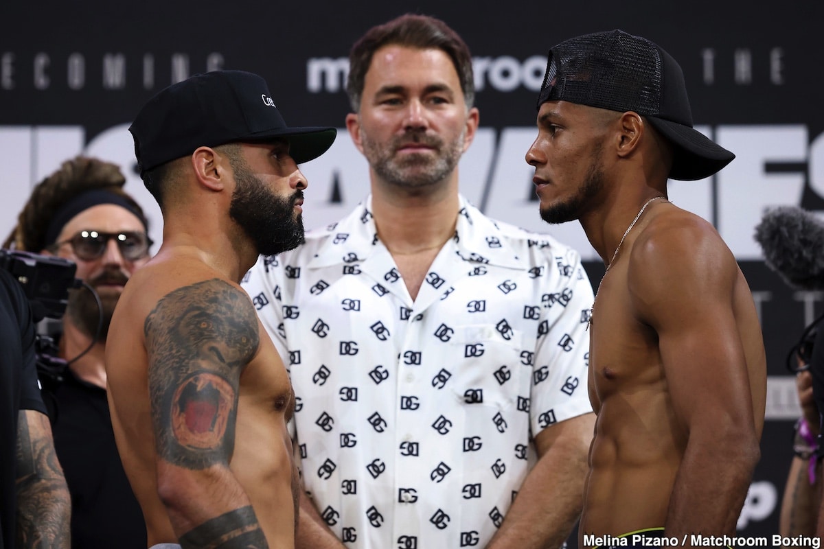 DAZN Weights: Ennis vs. Avanesyan - For Saturday