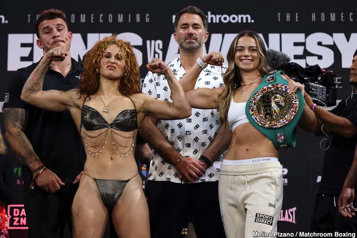 DAZN Weights: Ennis vs. Avanesyan - For Saturday