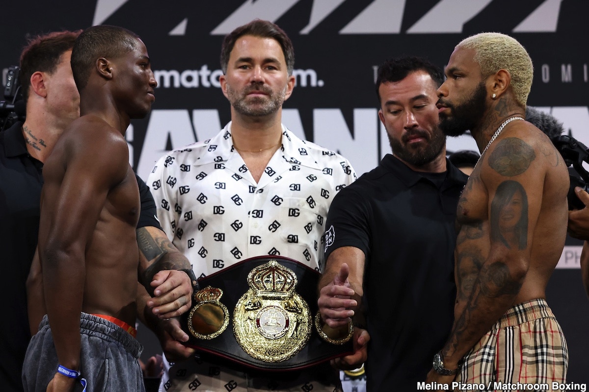 DAZN Weights: Ennis vs. Avanesyan - For Saturday