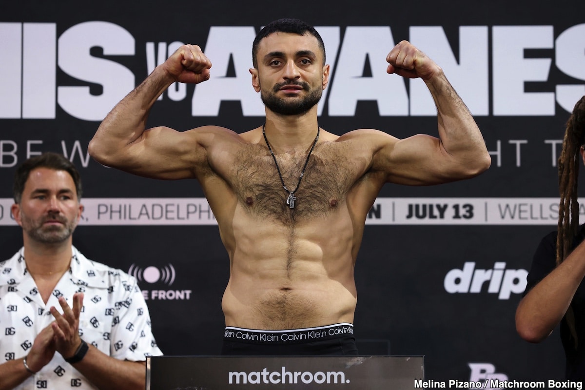 DAZN Weights: Ennis vs. Avanesyan - For Saturday