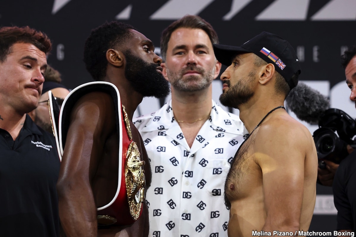 DAZN Weights: Ennis vs. Avanesyan - For Saturday