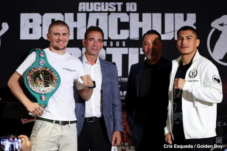 Vergil Ortiz Jr. Not Overlooking Serhii Bohachuk Despite Tim Tszyu Ambitions