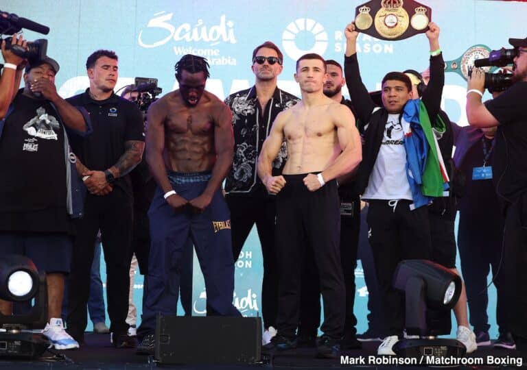 Terence Crawford - Madrimov And Undercard Weigh In Results