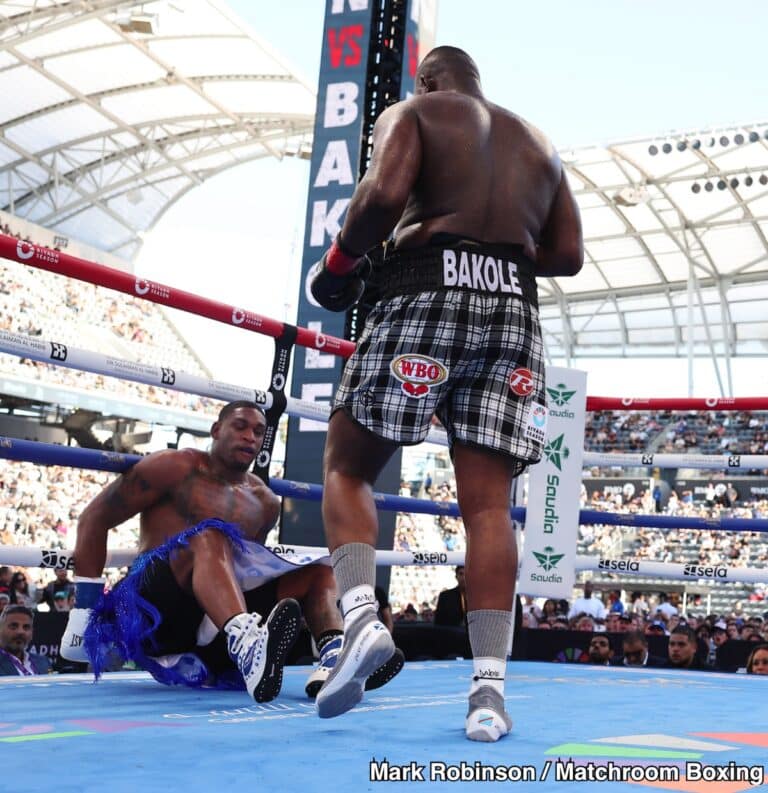 Bakole Shatters Jared Anderson's Undefeated Streak with Round Five TKO - Boxing Results