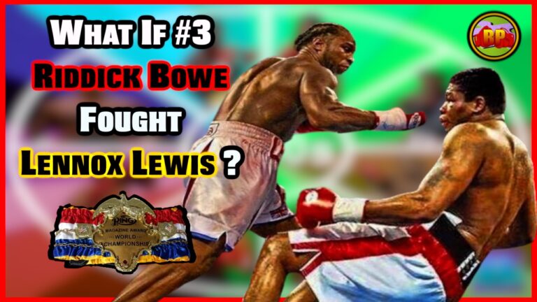 Video: What if Riddick Bowe fought Lennox Lewis?