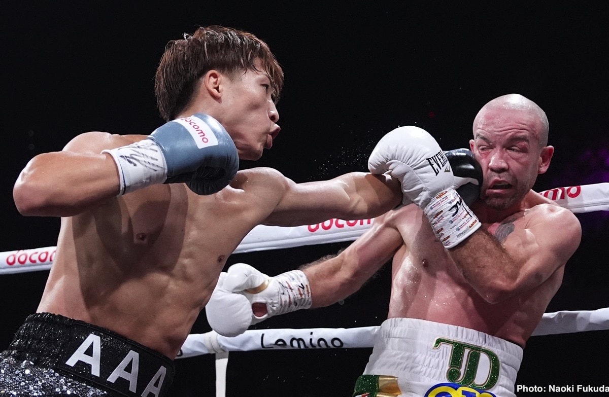 Naoya Inoue Stops TJ Dohney In Round Seven, Retains 122 Pound Belts - Boxing Results