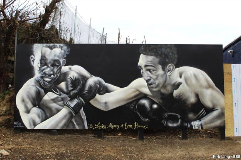 Willie Pep Mural Continues Fighter’s Legacy