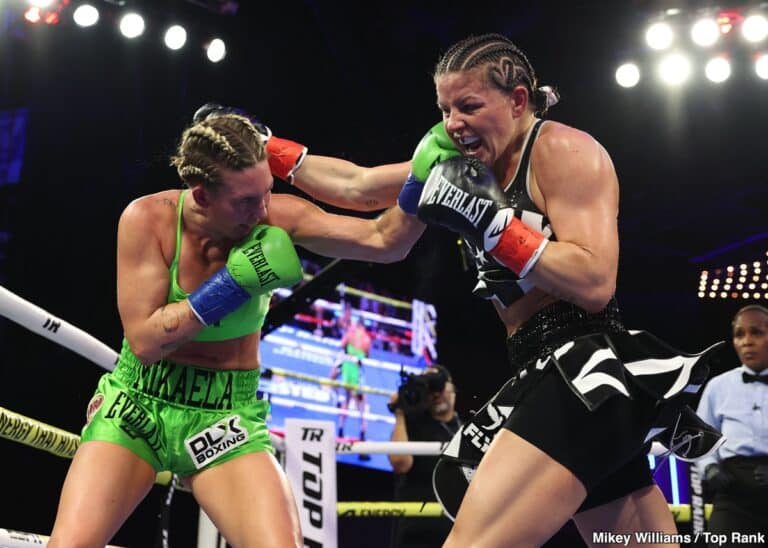 Mikaela Mayer Dethrones Sandy Ryan - Boxing Results