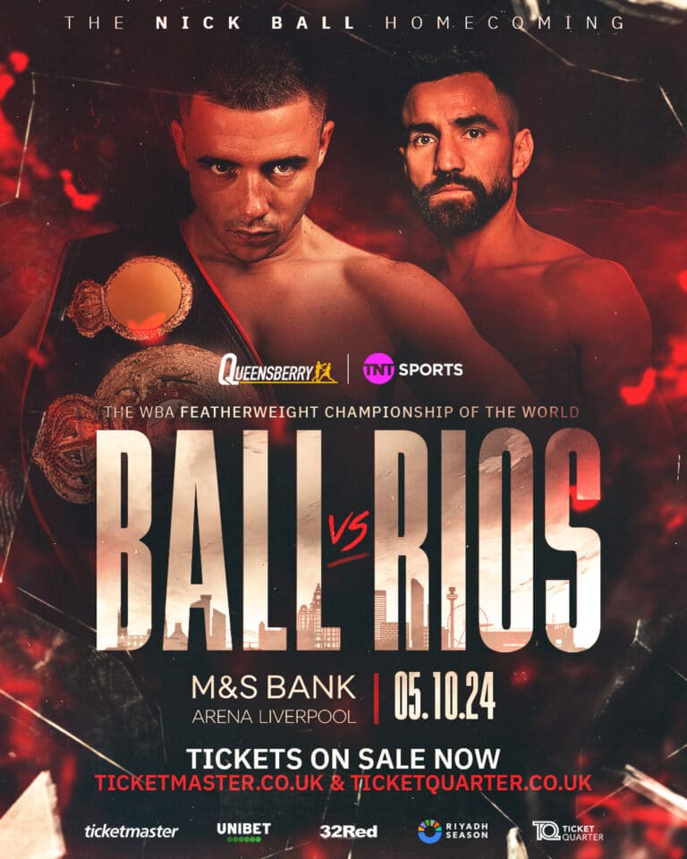 Nick Ball Defeats Ronny Rios - Boxing Results