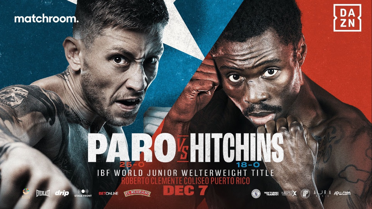 Liam Paro Faces Richardson Hitchins on December 7th