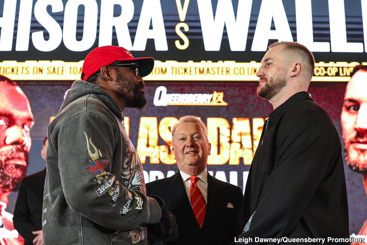 Derek Chisora On Otto Wallin: “The Only Way He Can Win This Fight Is By KO, But He Hasn't Got That Dog In Him”