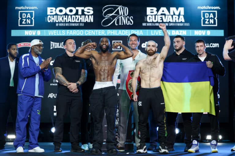 DAZN Official Weights: Ennis vs. Chukhadzhian II - For Saturday