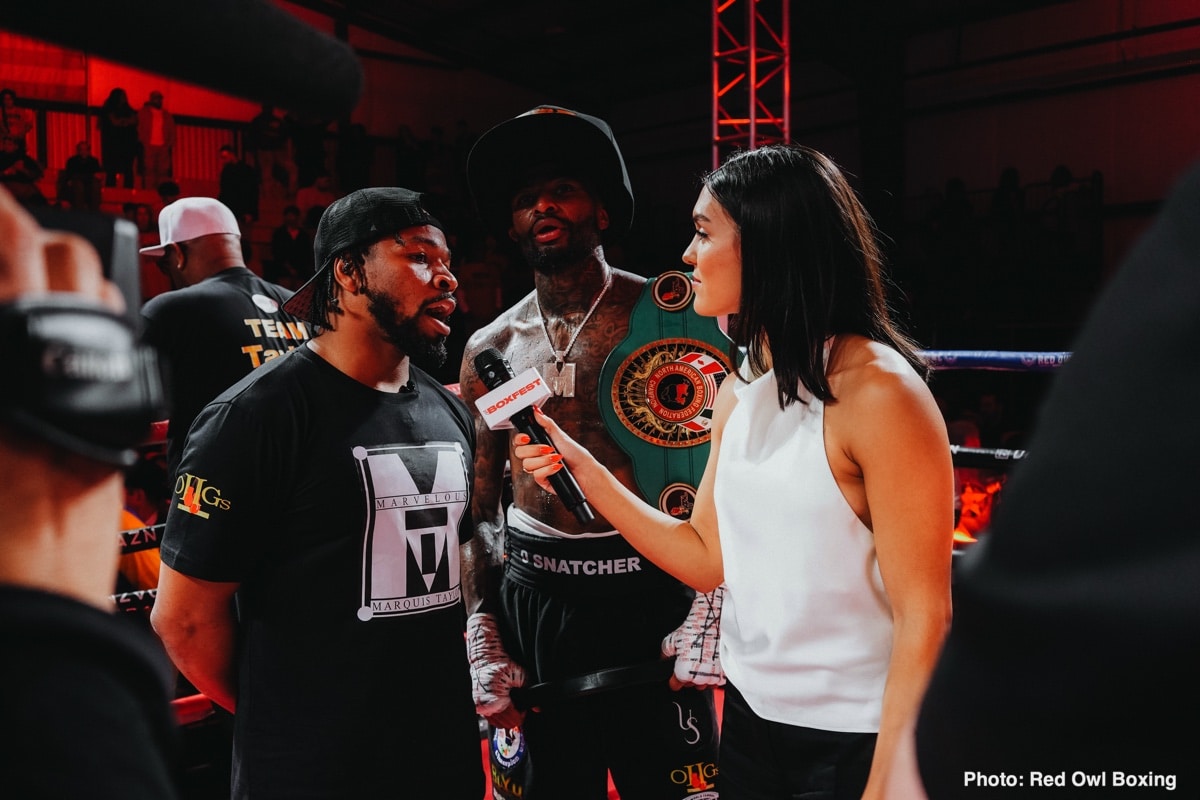 Marquis Taylor Overcomes Early Knockdown to Defend Title - Boxing Results