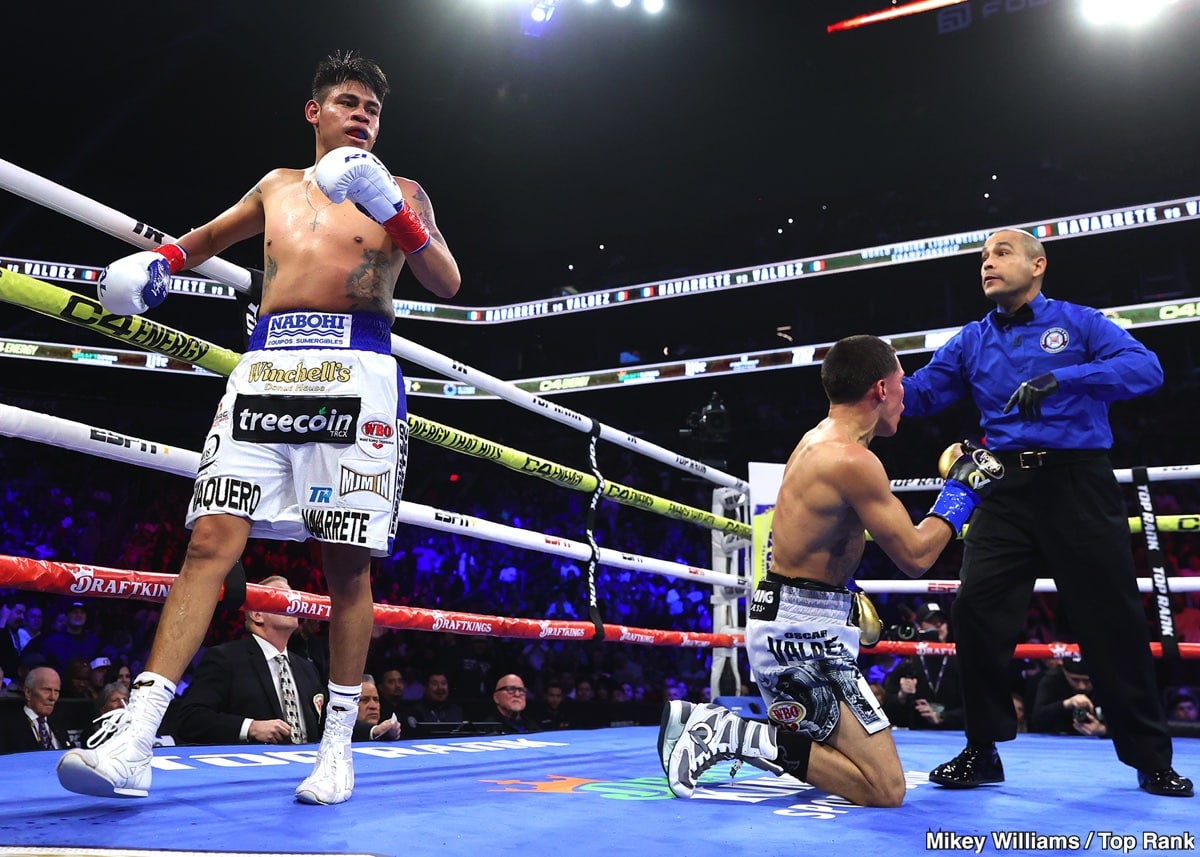 Navarrete KOs Valdez, Espinoza Stops Ramirez in Phoenix - Boxing Results