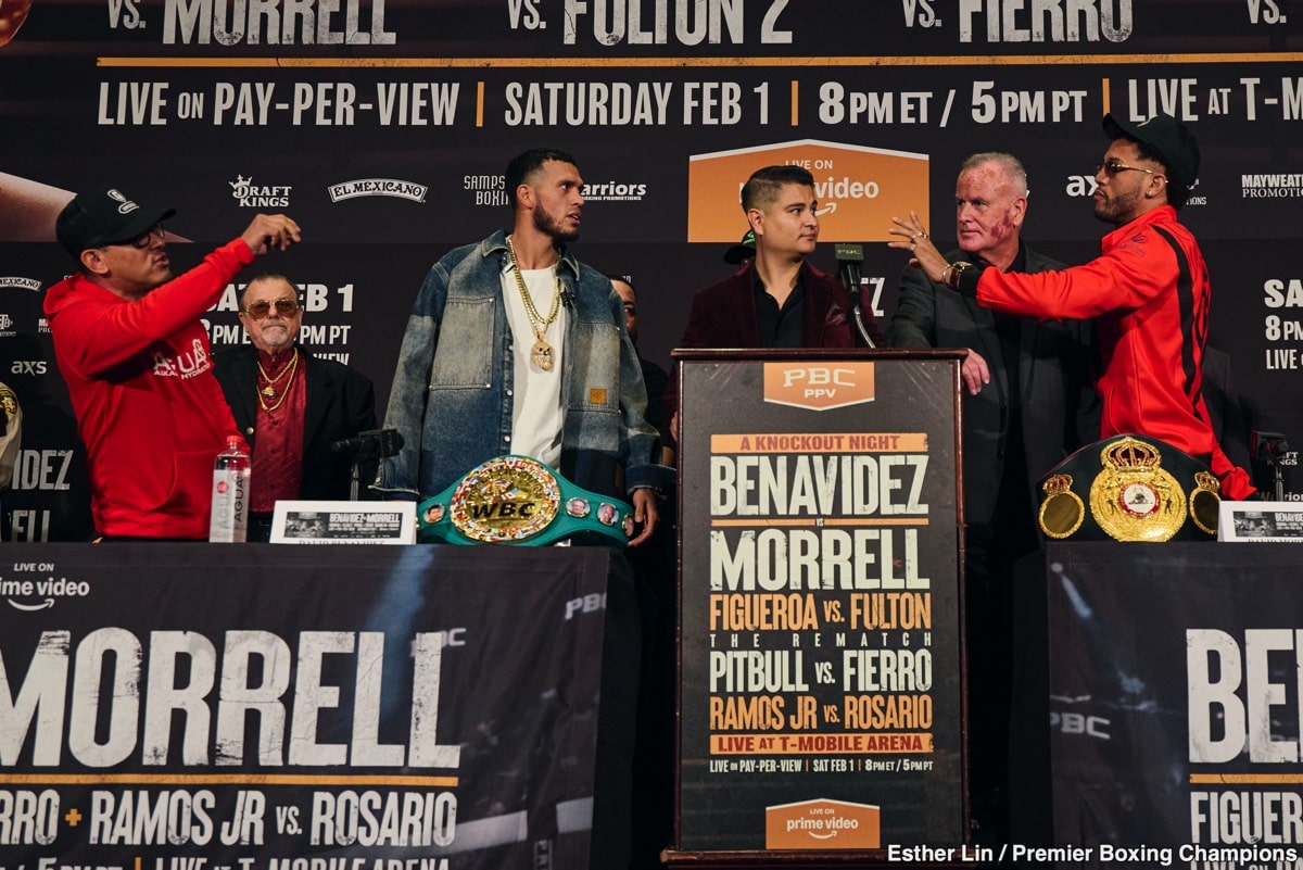 Morrell to Benavidez: "I'm 100% Knocking You Out"