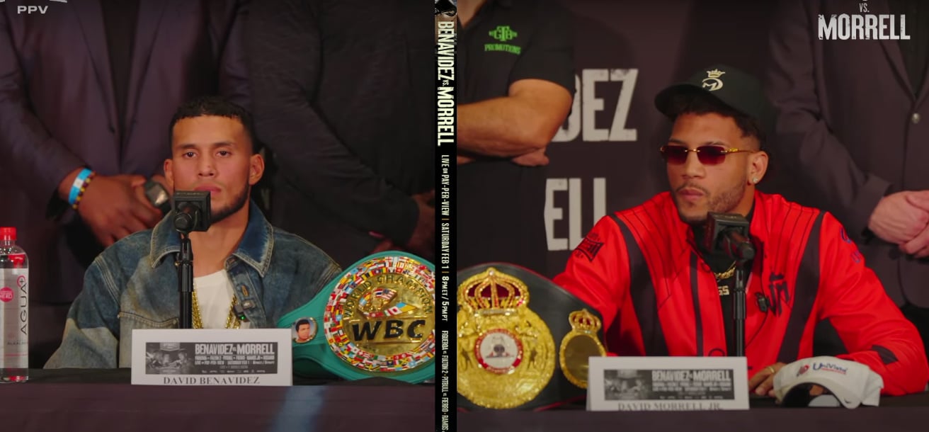 Morrell to Benavidez: "I'm 100% Knocking You Out"